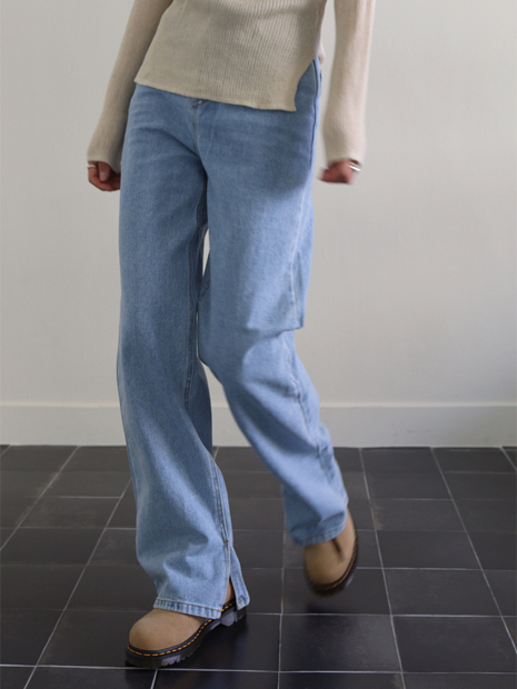 inside slit long jeans (SALE)